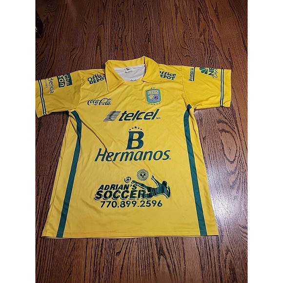 Unbranded Other - Vintage Mexican Leon FC Hermanos Soccer Football Jersey Small Coca Cola Jersey